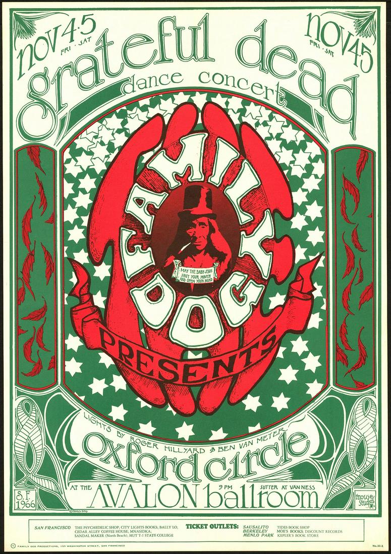FD-33 Grateful Dead Third Print Poster (1 of 1)