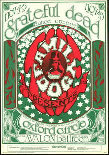 FD-33 Grateful Dead Third Print Poster: No Reserve! Artist: Alton Kelley / Stanley MouseTitle: FD-33 Grateful Dead Third Print PosterPrinting Date: 1966Medium: LithographSize/Format: 14?" x 20?"Publisher: Family DogSeries: Family