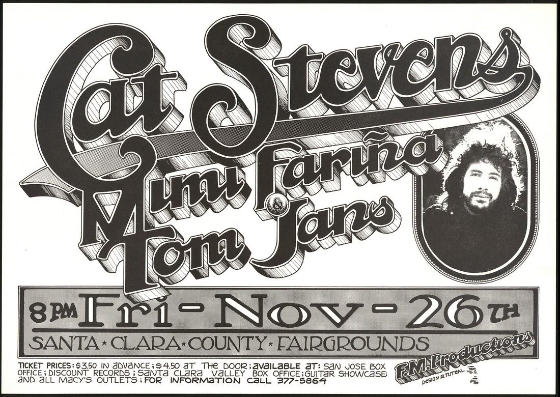 First Print Cat Stevens Poster (1 of 1)