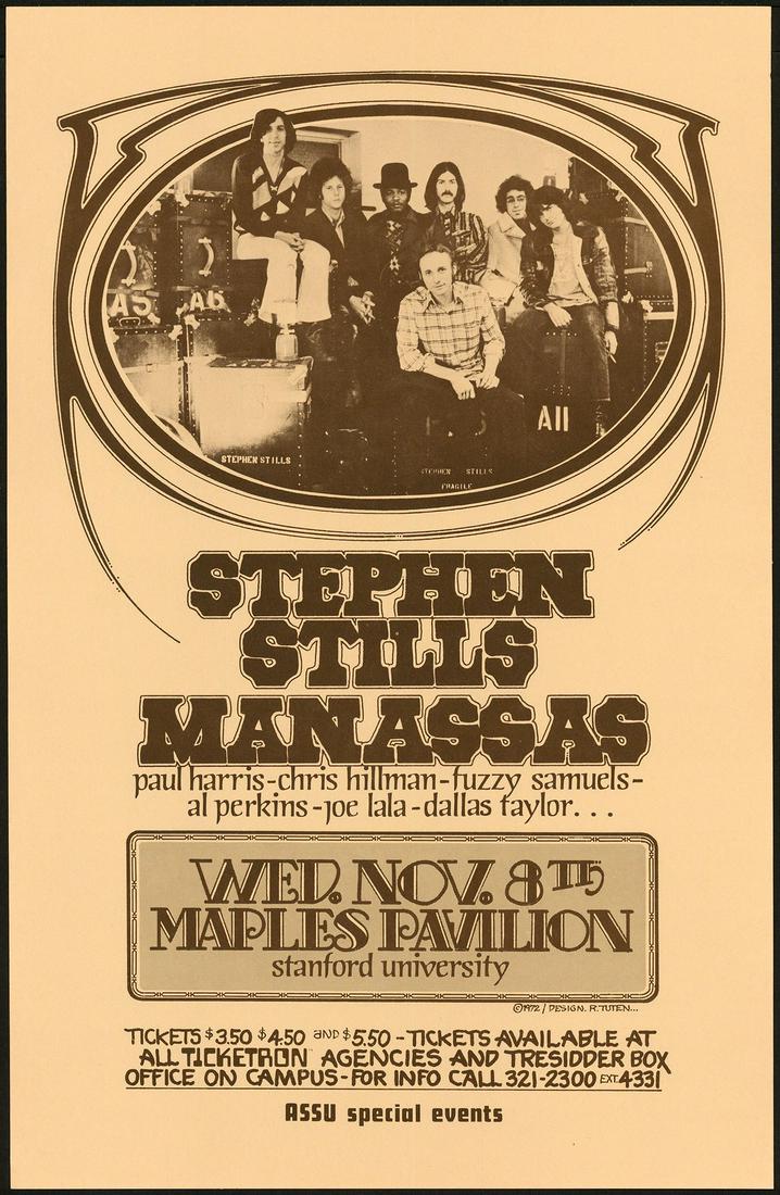 Stephen Stills Manassas First Print Poster (1 of 1)