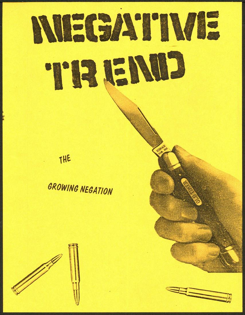 Negative Trend Original Handbill (1 of 1)