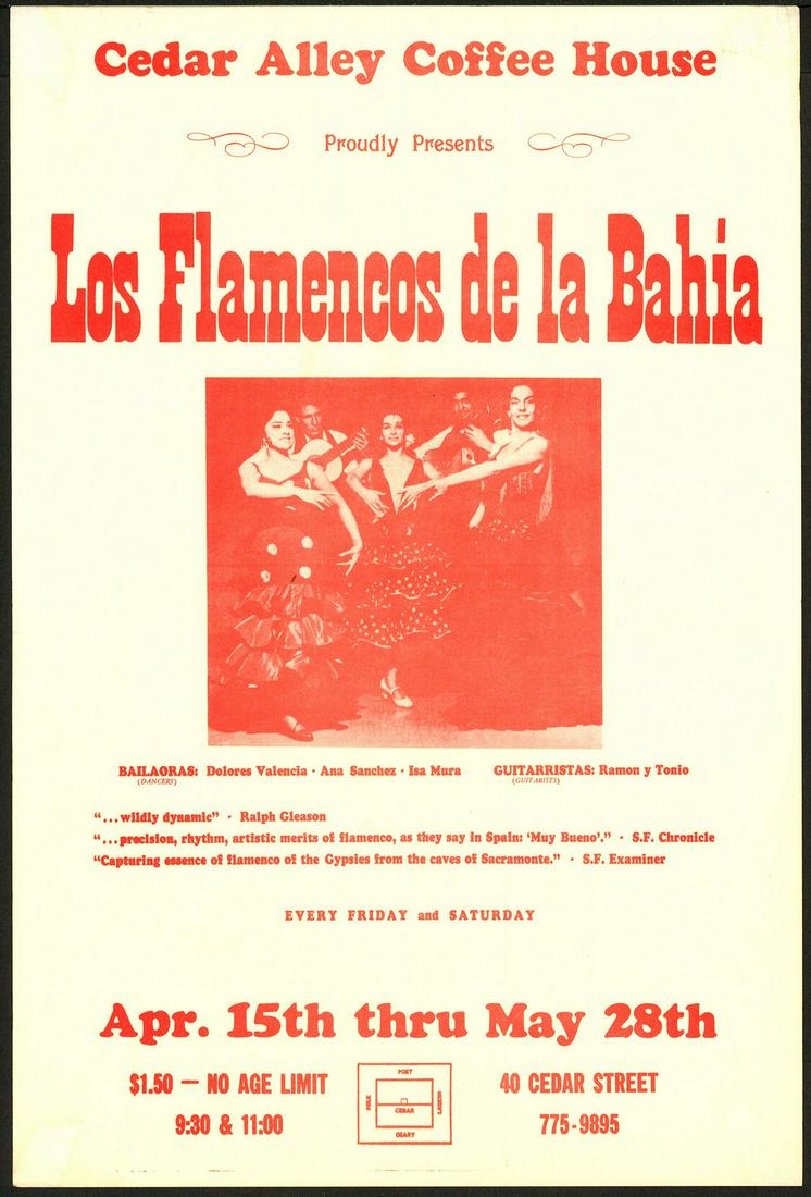 Los Flamencos de la Bahia Original Handbill (1 of 1)