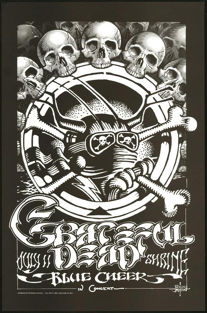 Second Print Grateful Dead Poster (1 of 1)