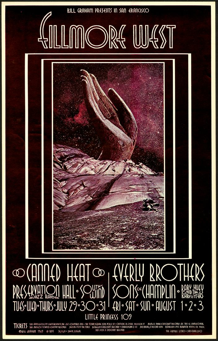 Original Everly Brothers BG-184 Poster (1 of 1)