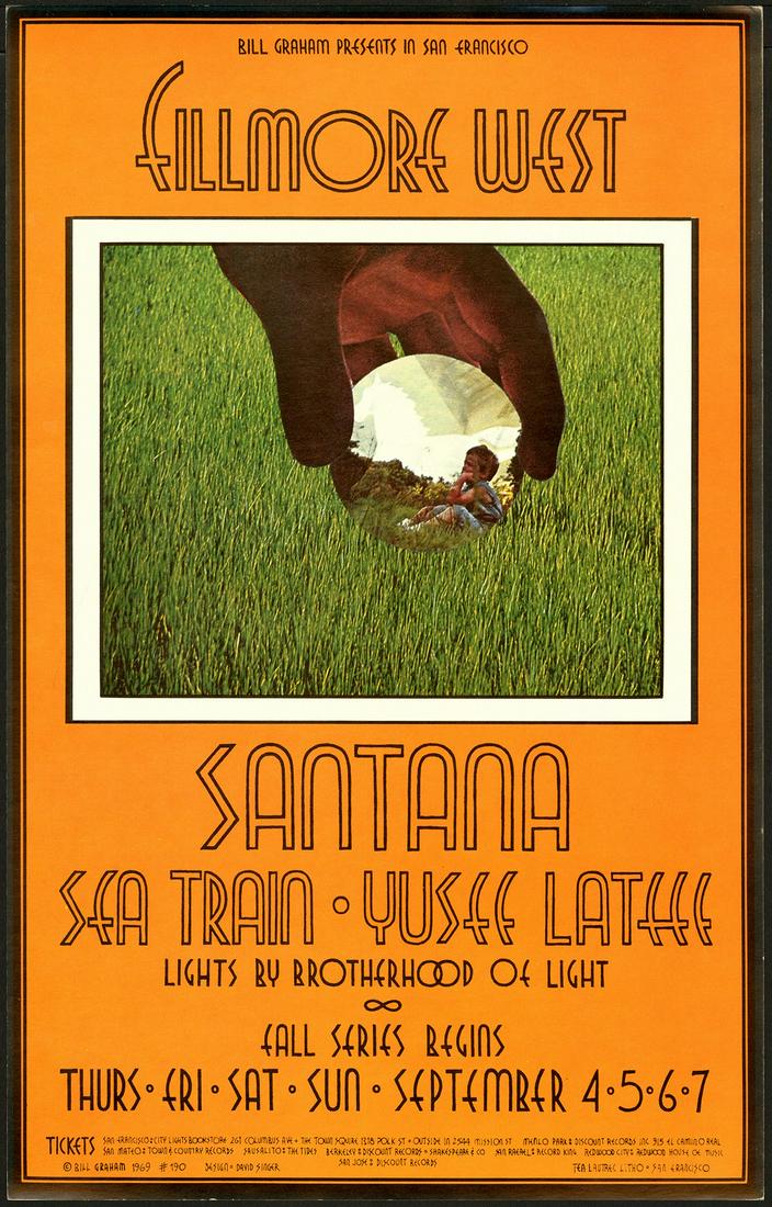 Frist Print BG-190 Santana Poster (1 of 1)