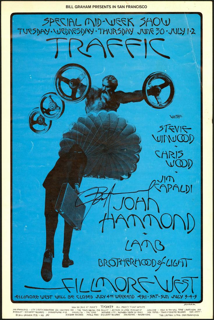 Signed First Print BG-241 Traffic Poster (1 of 1)