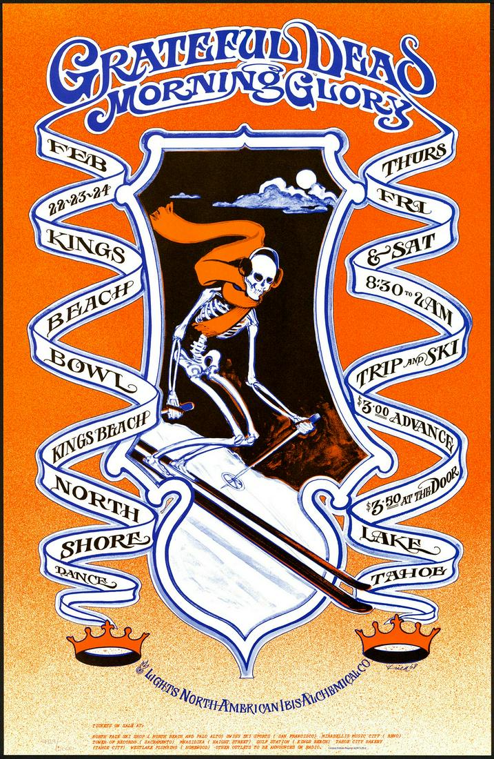 Grateful Dead Trip Or Ski Numbered Edition Poster (1 of 1)