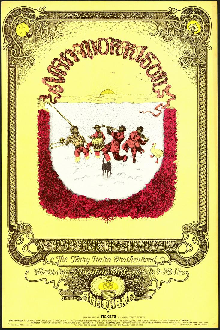 Appealing BG-251 Van Morrison First Print Poster (1 of 1)