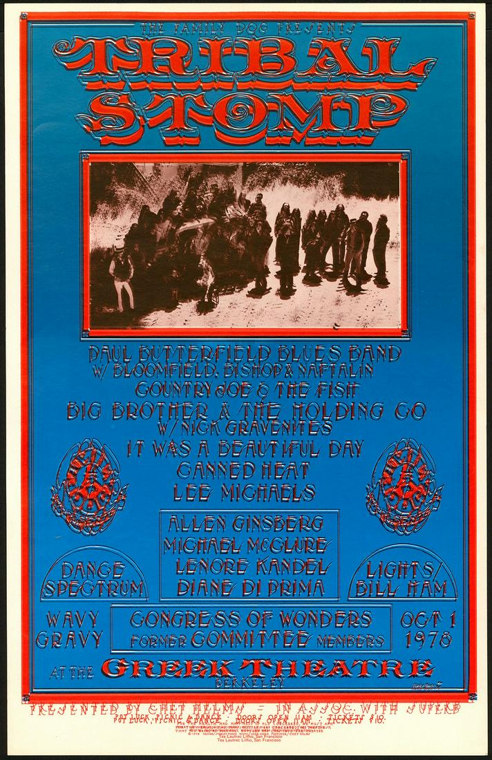 Original 1978 Tribal Stomp Poster (1 of 1)