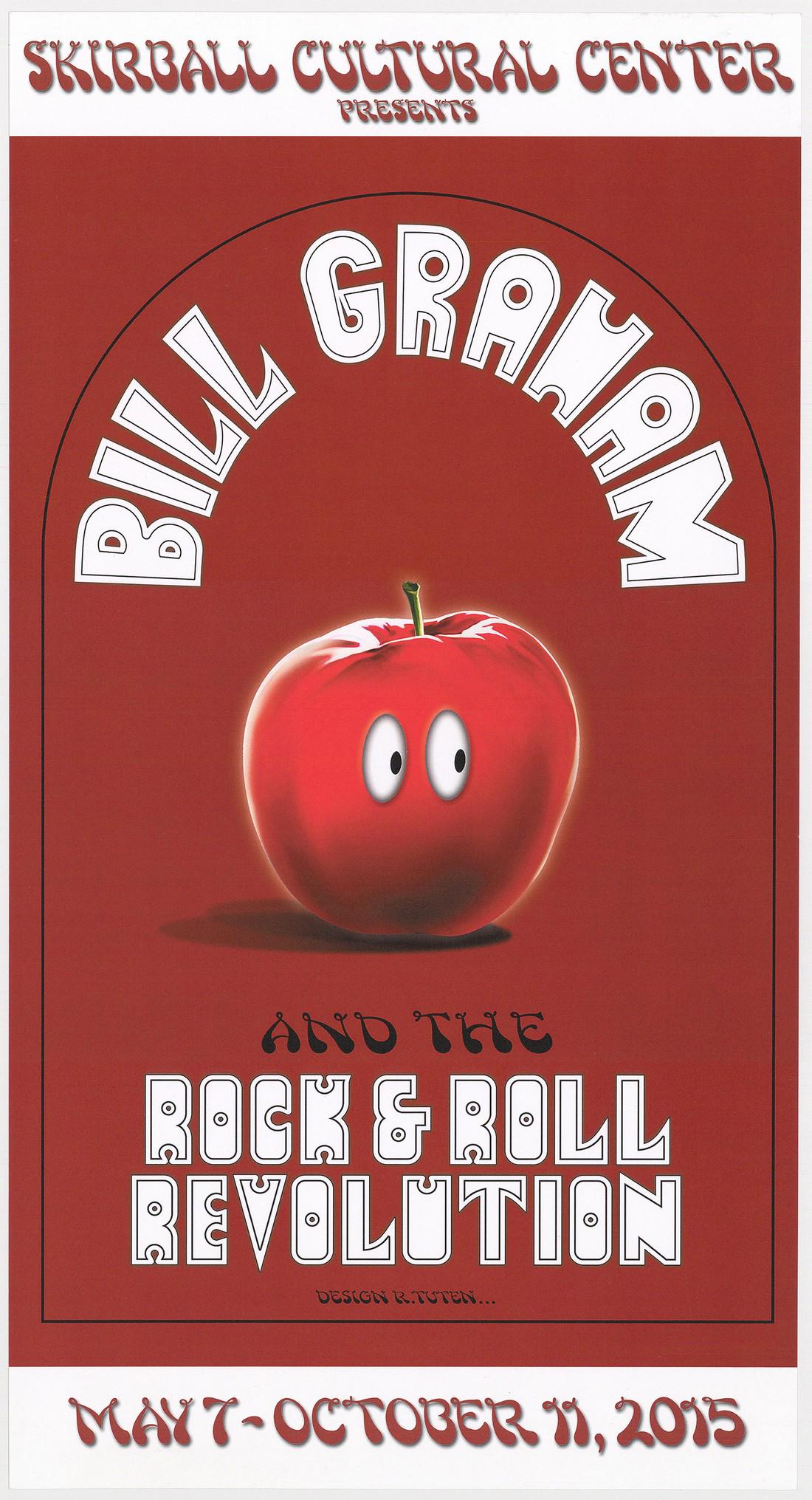 Bill Graham Rock & Roll Revolution Poster: No Reserve! Artist: Randy Tuten Title: Bill Graham Rock & Roll Revolution Poster Printing Date: 2015 Medium: Lithograph Size/Format: 13?" x 26" Additional Info: The Bill Graham Rock & Roll Revolution 