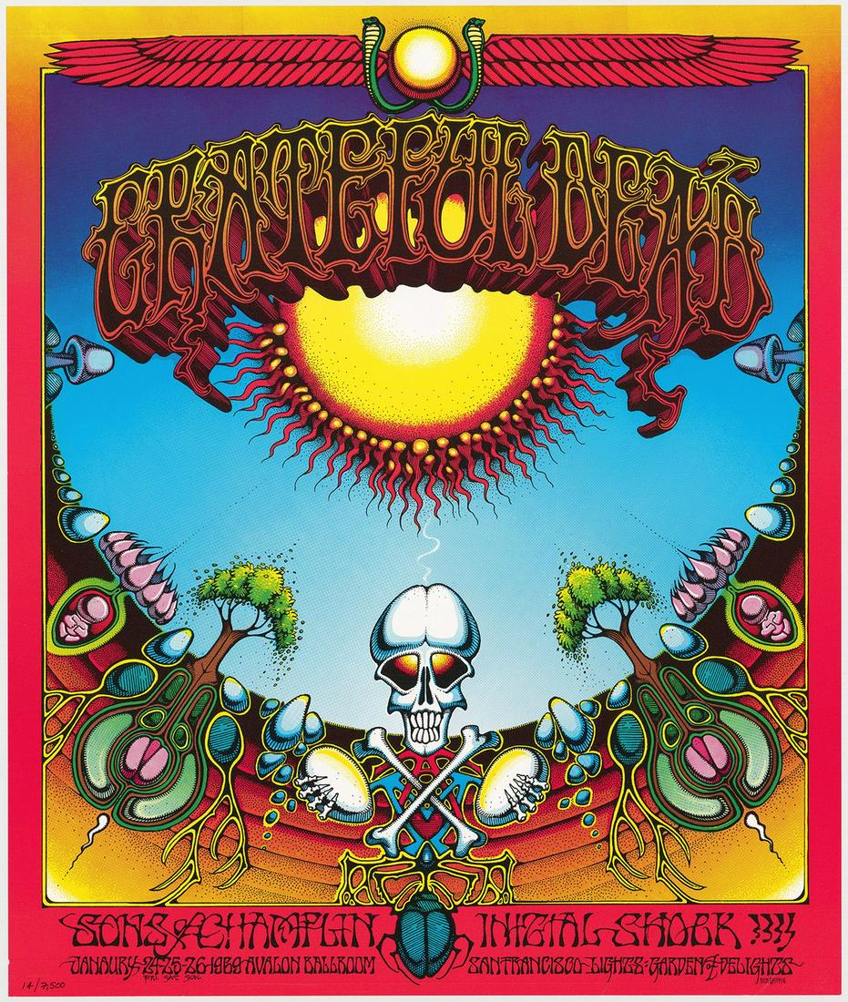 AOR 2.24 Grateful Dead Aoxomoxoa Fifth Poster (1 of 1)