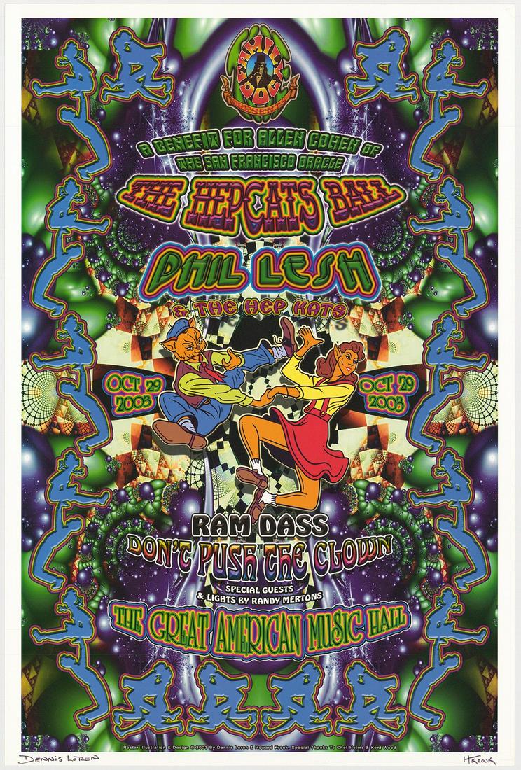 Signed Phil Lesh And The Hep Kats Poster (1 of 1)