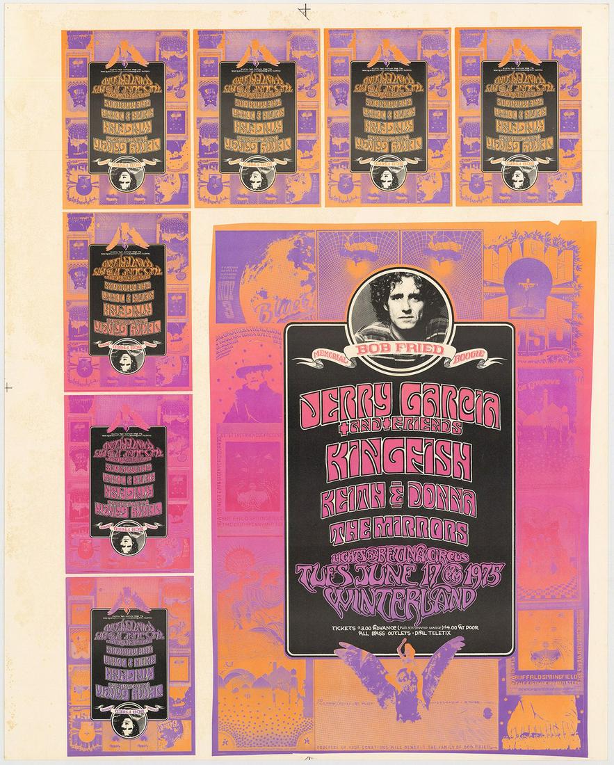 Scarce Bob Fried Memorial Boogie Proof Sheet (1 of 1)