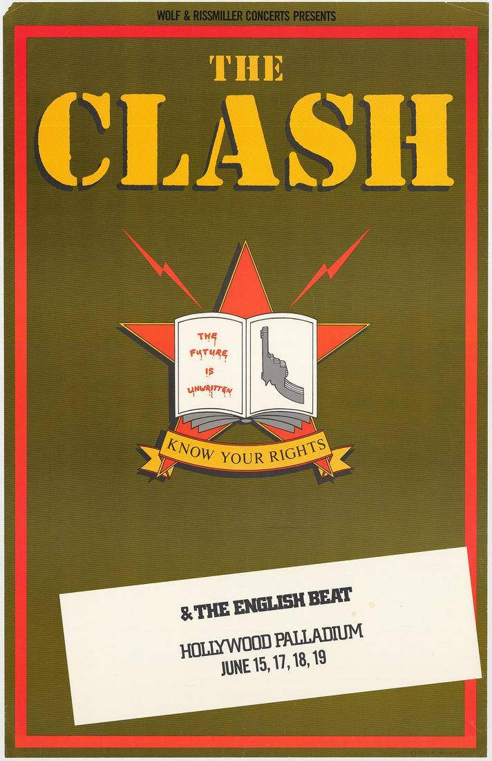 The Clash 'know Your Rights' Poster