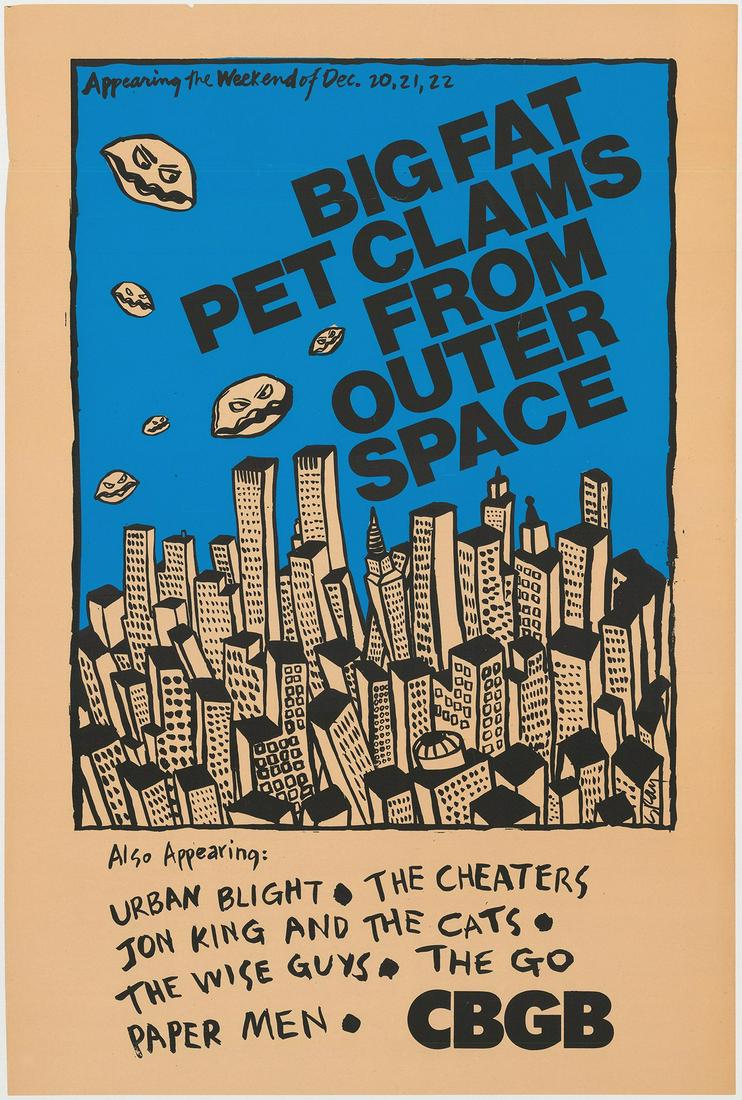 Big Fat Pet Clams From Outer Space Poster (1 of 1)