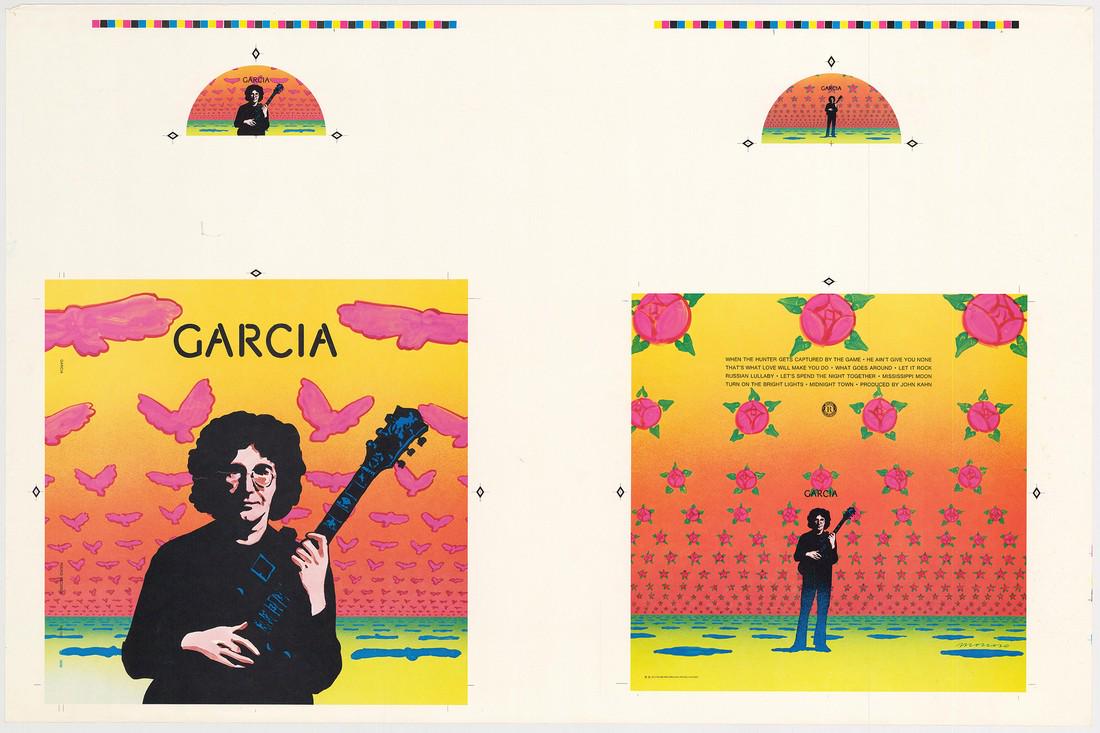 Jerry Garcia Compliments Album Cover Proof Sheet (1 of 1)