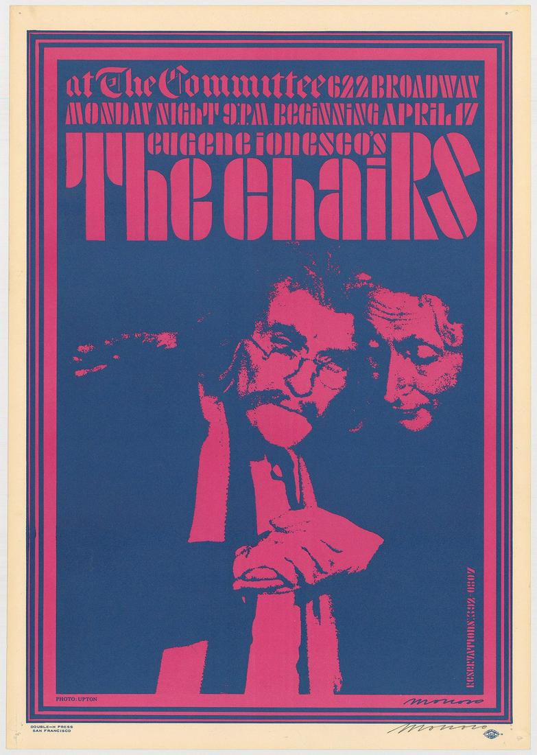 Signed NR-19 The Chairs Neon Rose Poster (1 of 1)