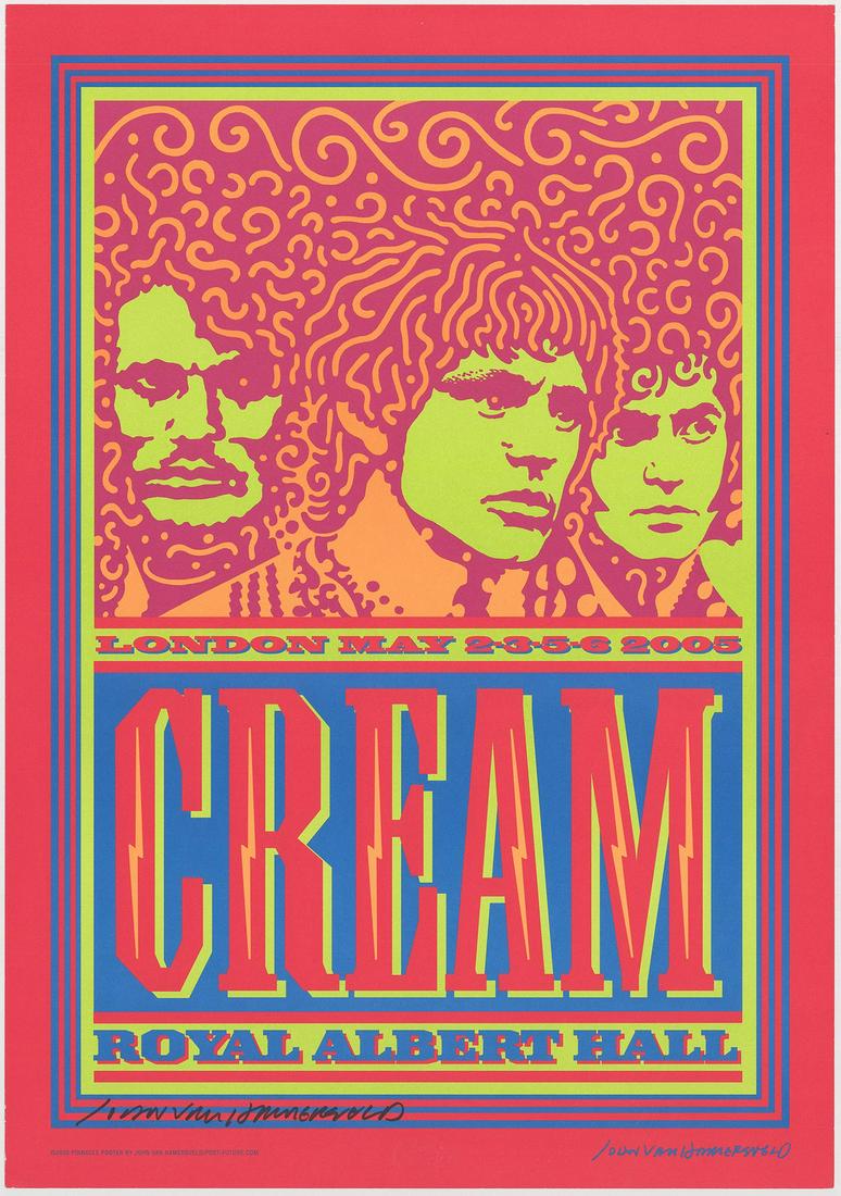 Signed Second Print Cream Royal Albert Hall Poster (1 of 1)