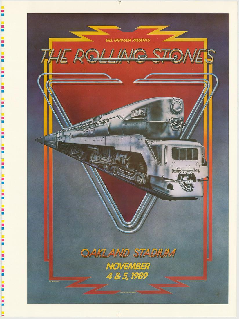 BGP-34 Rolling Stones Original Proof Poster (1 of 1)