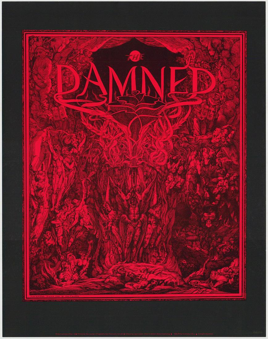 The Damned Original Promotional Poster (1 of 1)