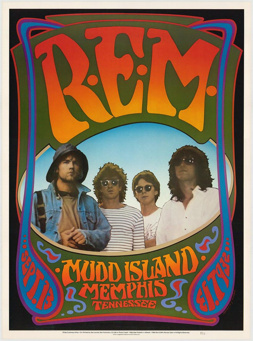 R.E.M. Original Poster (1 of 1)