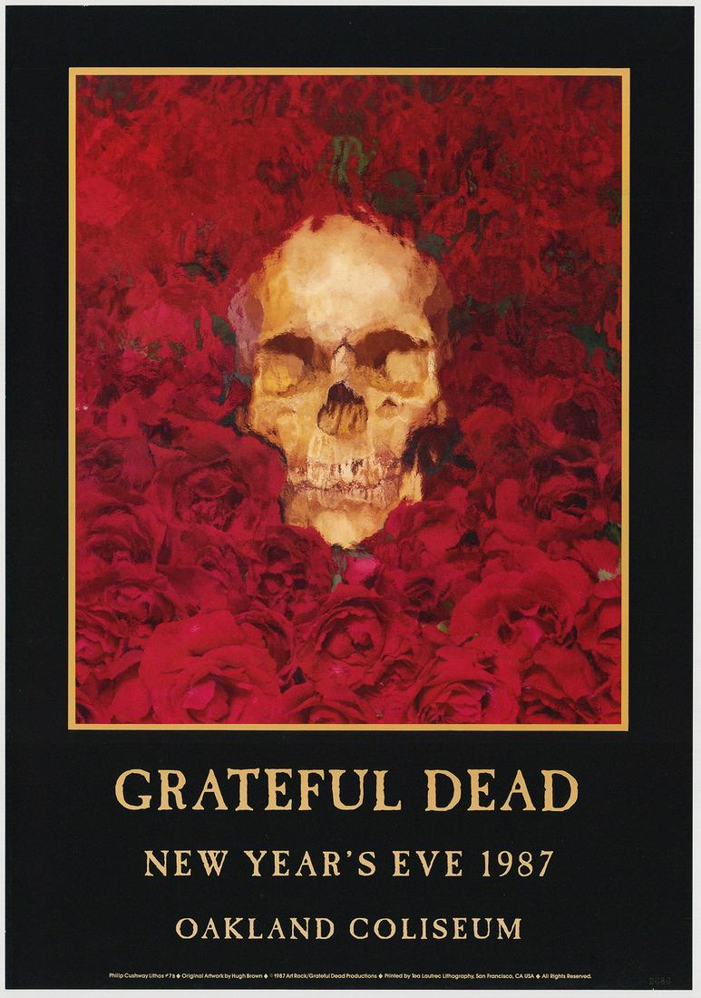 New Year's Eve 1987 Grateful Dead Poster (1 of 1)