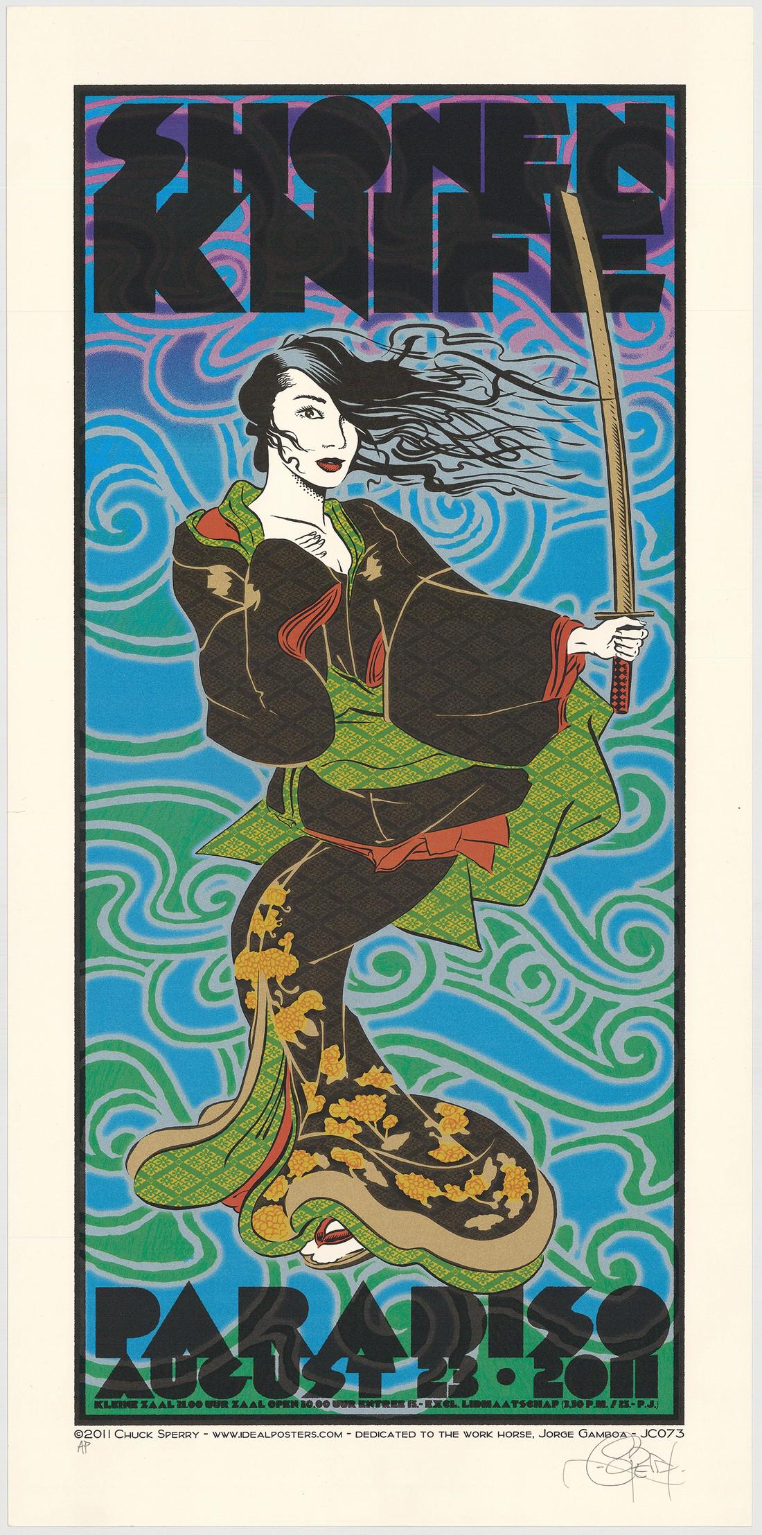 Signed Shonen Knife Artist Proof Poster (1 of 1)