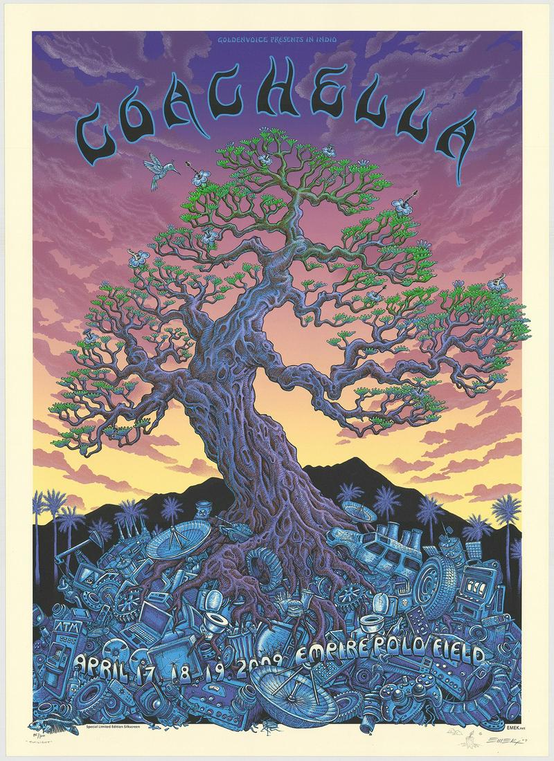 2009 Original Coachella 'Twilight' Edition Poster (1 of 1)