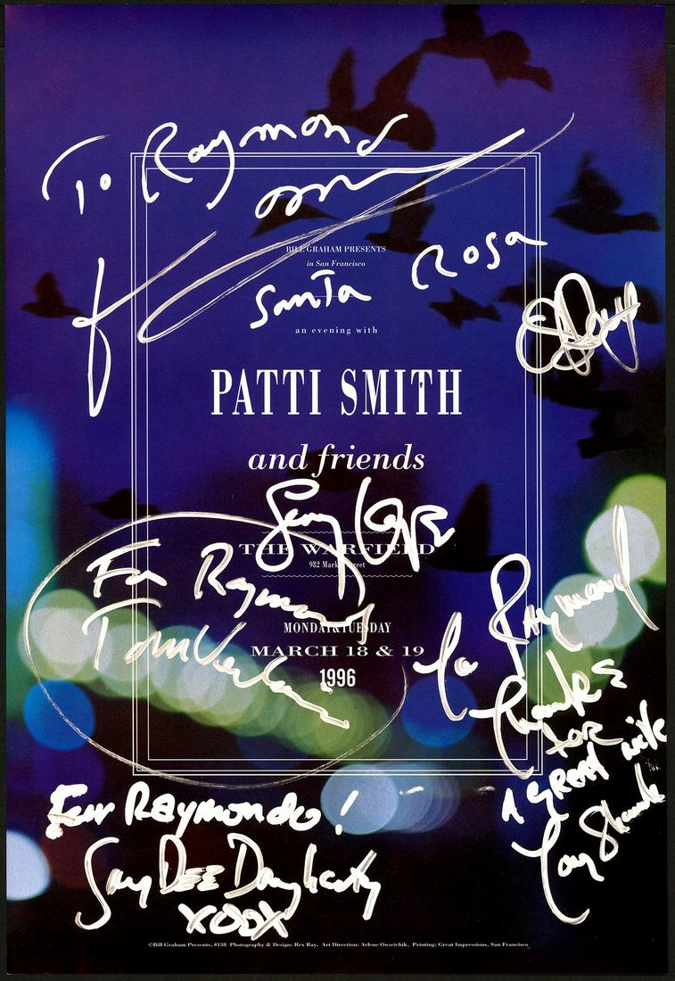 Patti Smith And Friends At the Warfield Poster (1 of 1)