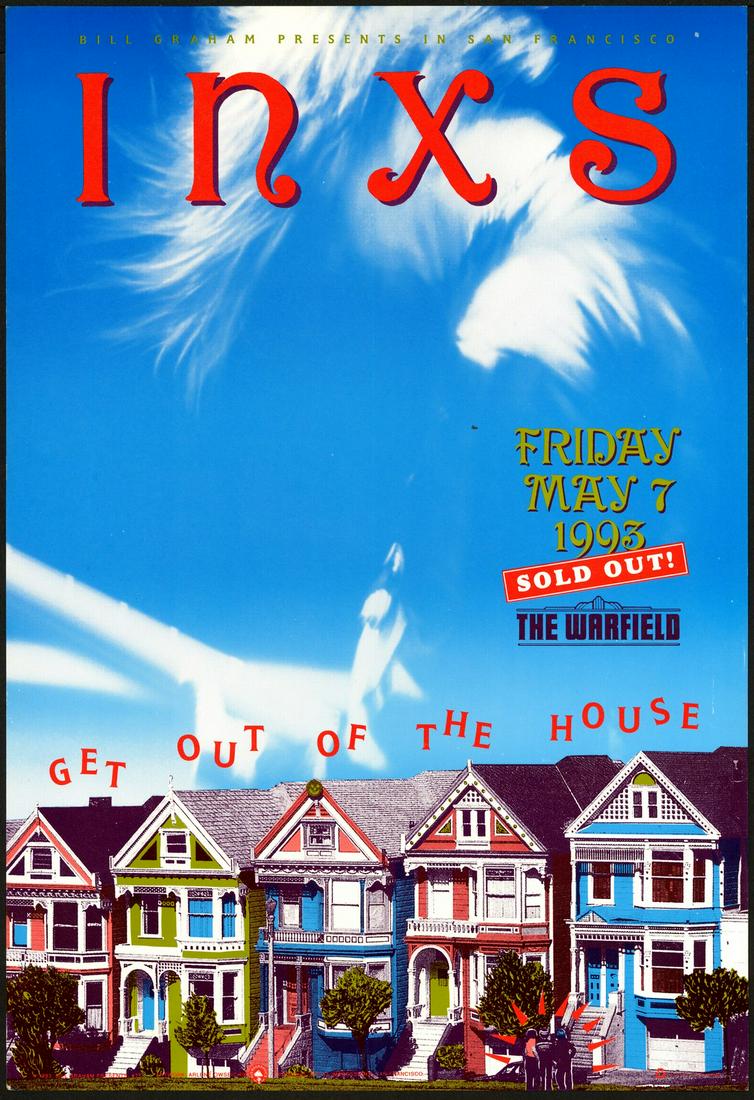 Original BGP-75 Inxs Poster (1 of 1)