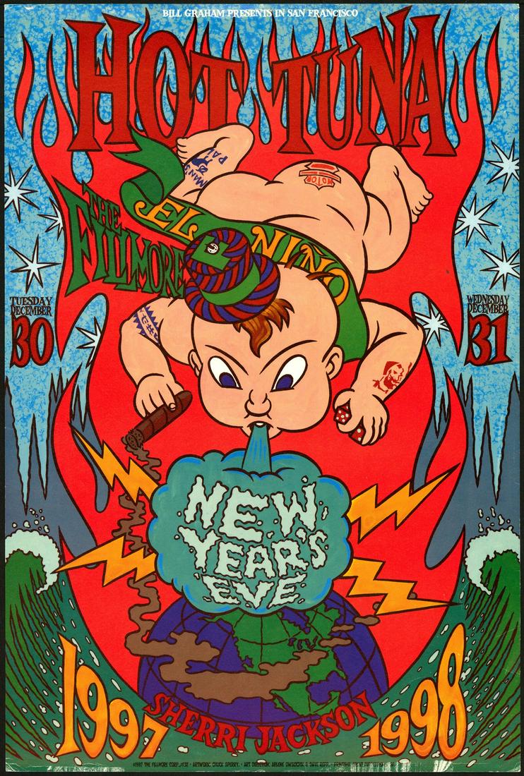 Hot Tuna New Year's Eve 1997 Poster (1 of 1)
