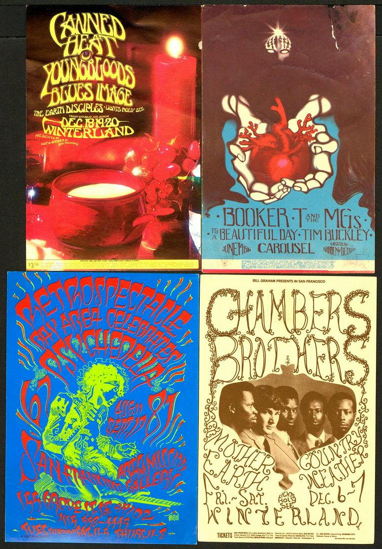 Lot of 4 Different Postcards and Handbills (1 of 1)