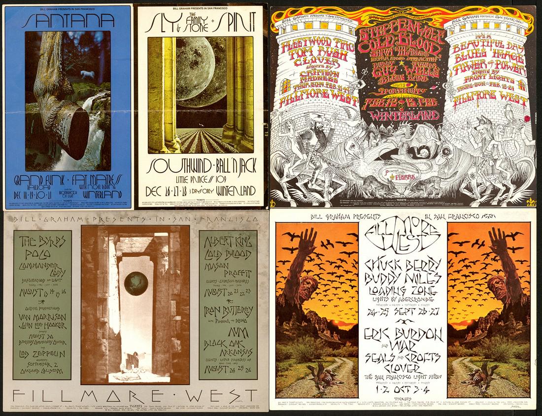 4 Different Double Bill Graham Postcards (1 of 1)