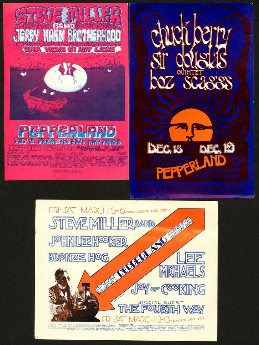 Lot of 3 Different Pepperland Postcards and Handbills (1 of 1)