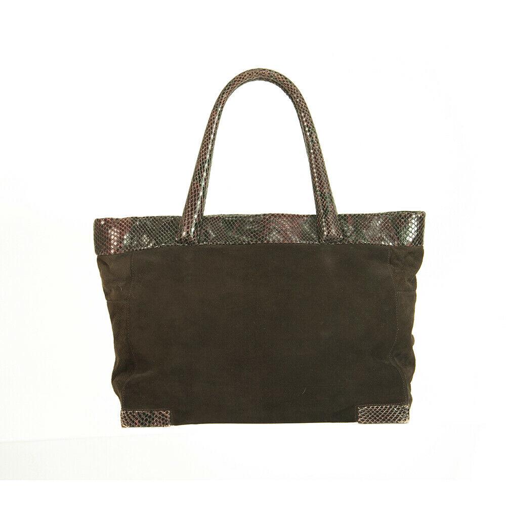 Max Mara Burgundy Suede & Snakeskin Leather Large: Max Mara Burgundy Suede & Snakeskin Leather Large Shopper Tote Bag Handbag In an amazing burgundy color this Max Mar bag is such a practical yet beautiful piece! This bag features double snakeskin lea