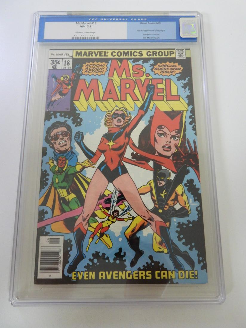 Ms. Marvel #18 CGC 7.5 1st Full Appearance of Mystique (1 of 2)