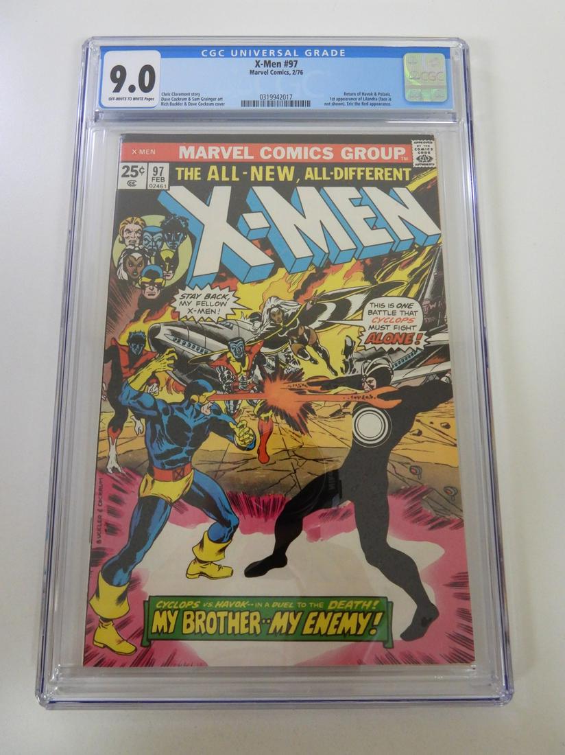 X-Men #97 CGC 9.0 1st Appearance of Lilandra (1 of 2)