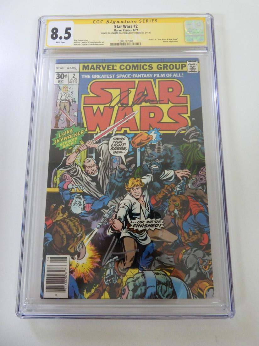 Star Wars #2 CGC 8.5 CGC Signature Series Signed by (1 of 2)