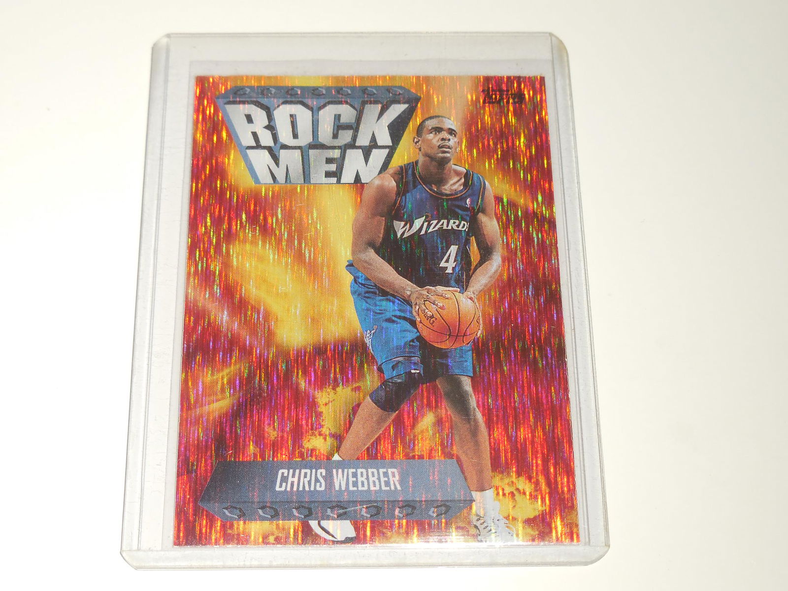 98-99 TOPPS CHRIS WEBBER ROCK MEN HOLOFOIL SB19 (1 of 2)