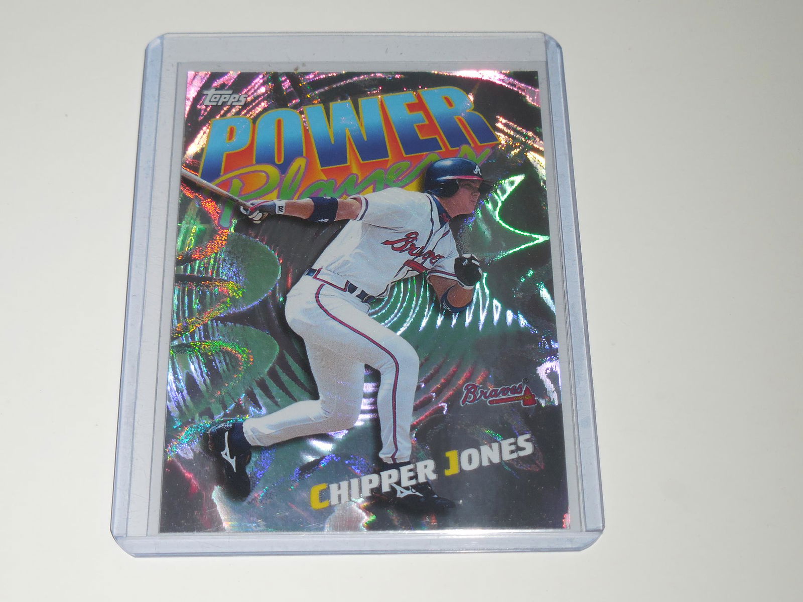 2000 TOPPS CHIPPER JONES POWER PLAYERS HOLOFOIL (1 of 2)