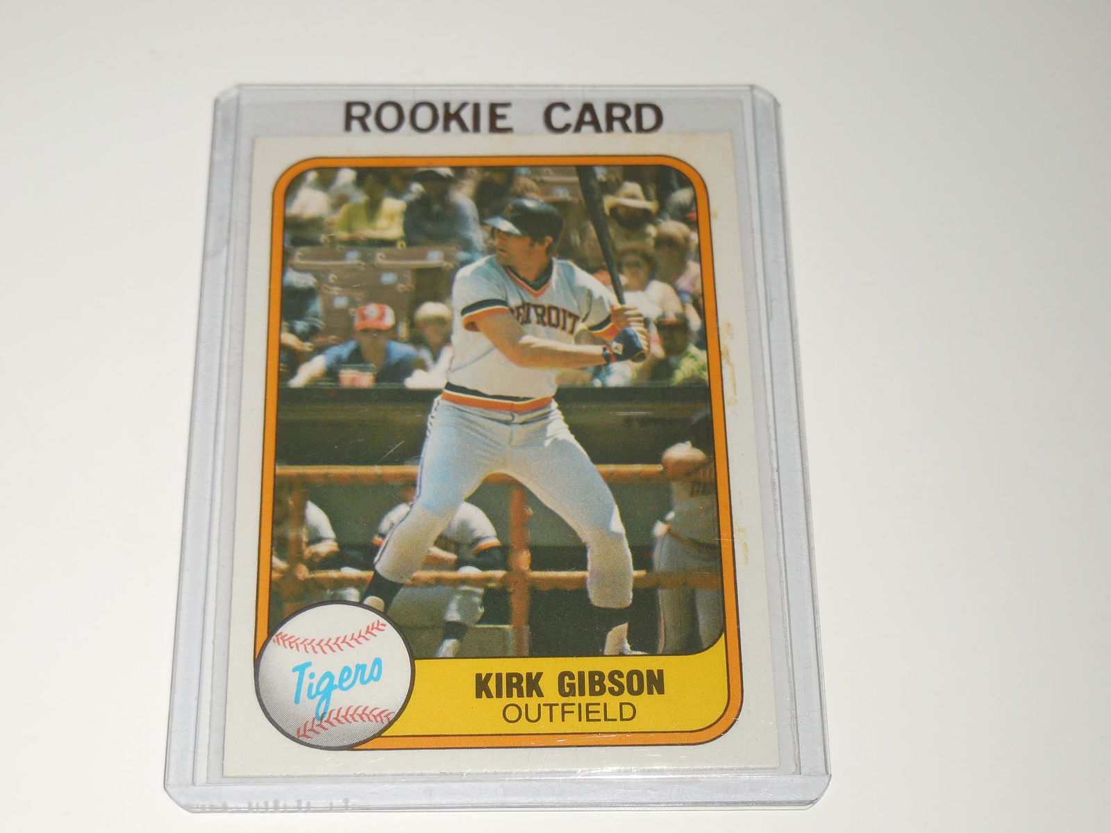 1981 FLEER #481 KIRK GIBSON ROOKIE CARD (1 of 2)