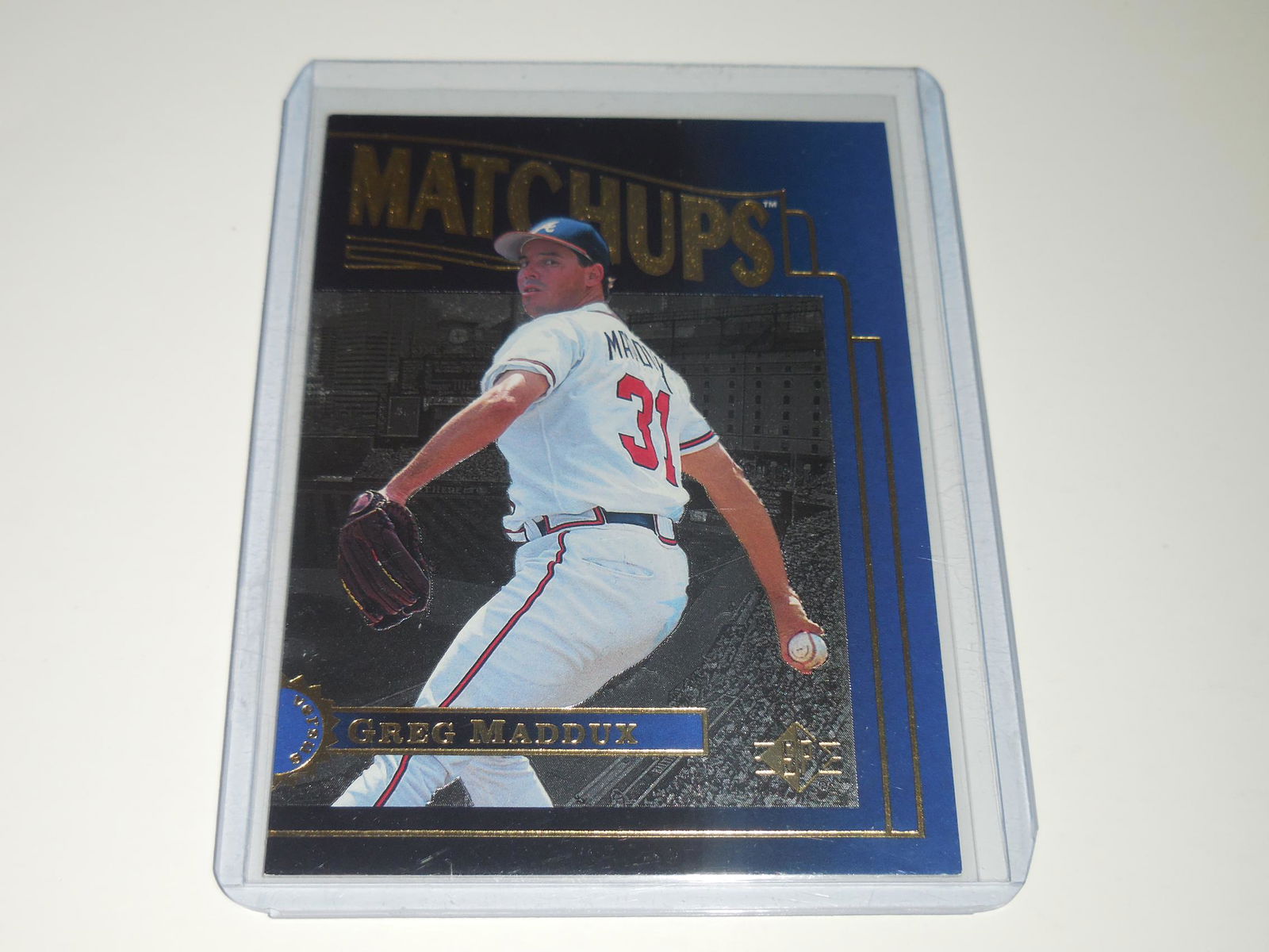 1996 UD SP GREG MADDUX MATCH UPS HOLOFOIL (1 of 2)