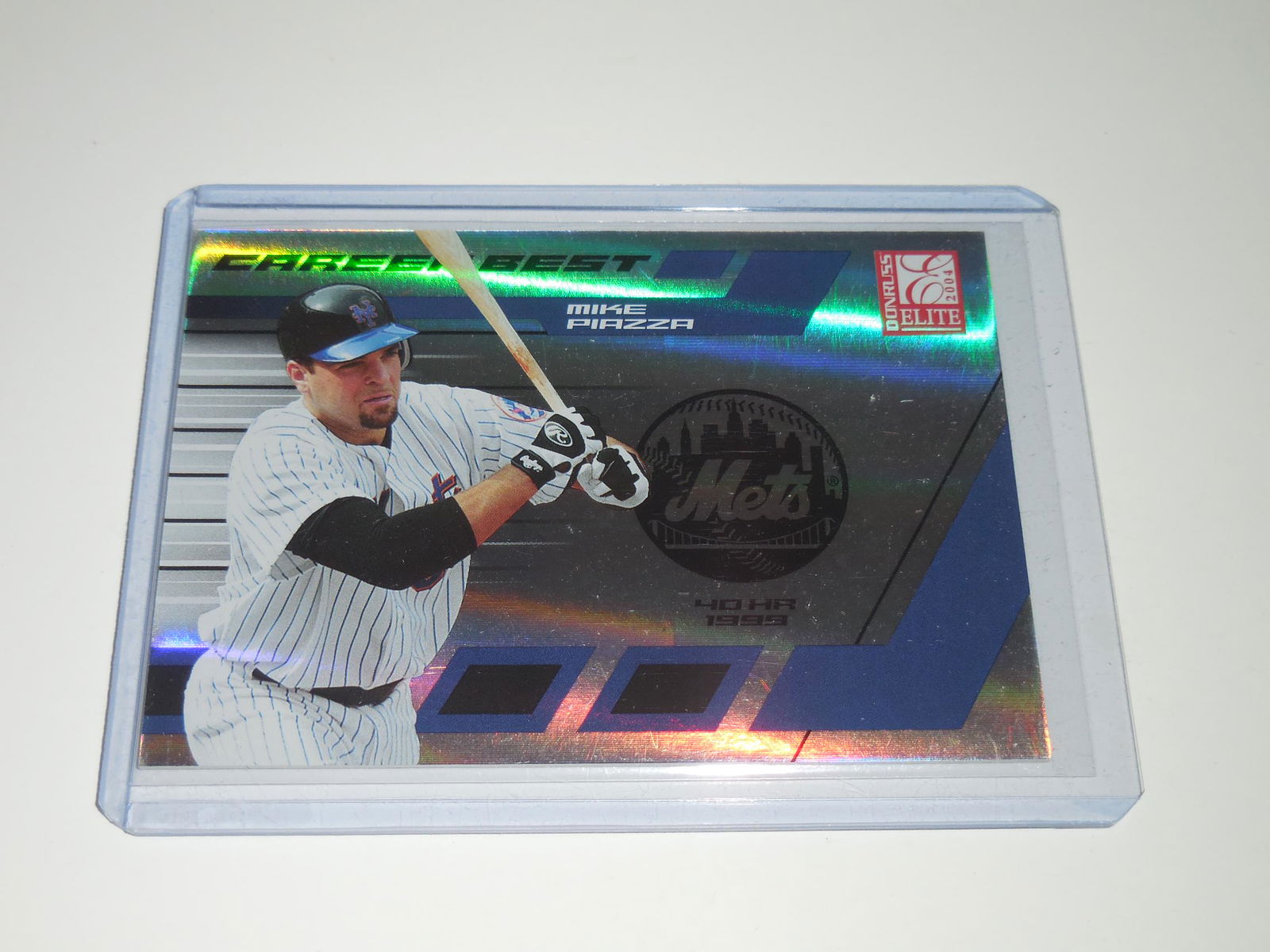 2004 DONRUSS ELITE MIKE PIAZZA CAREER BEST HOLOFOIL (1 of 2)
