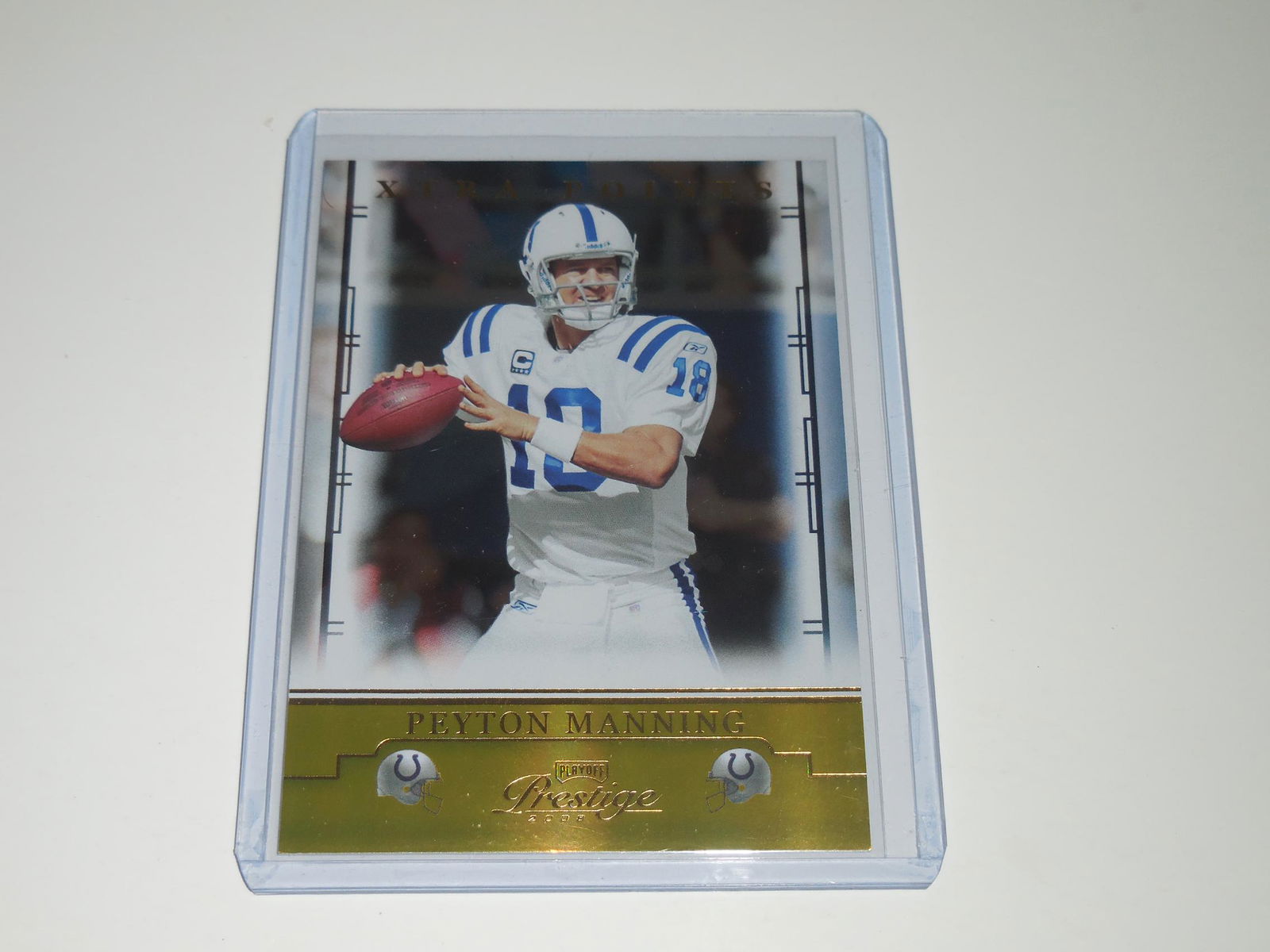 2008 PRESTIGE PEYTON MANNING XTRA PTS HOLO #'D 148/250 (1 of 2)