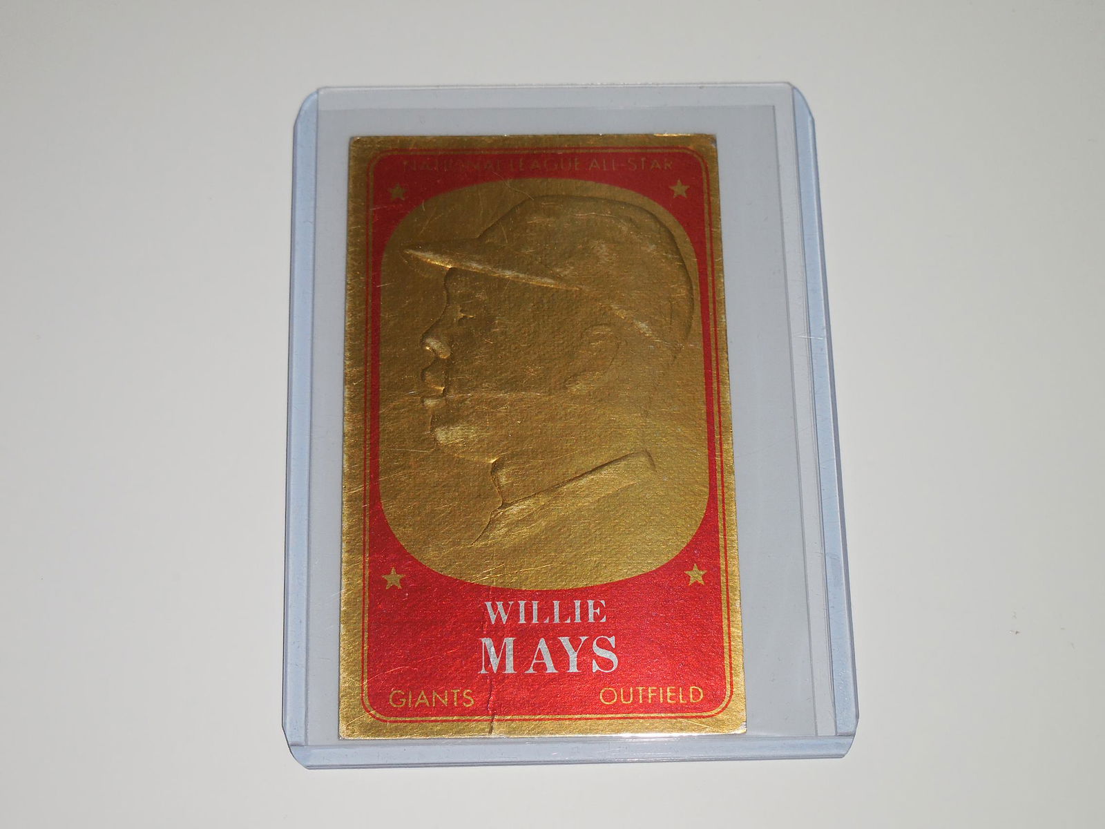 1965 TOPPS EMBOSSED WILLIE MAYS (1 of 2)