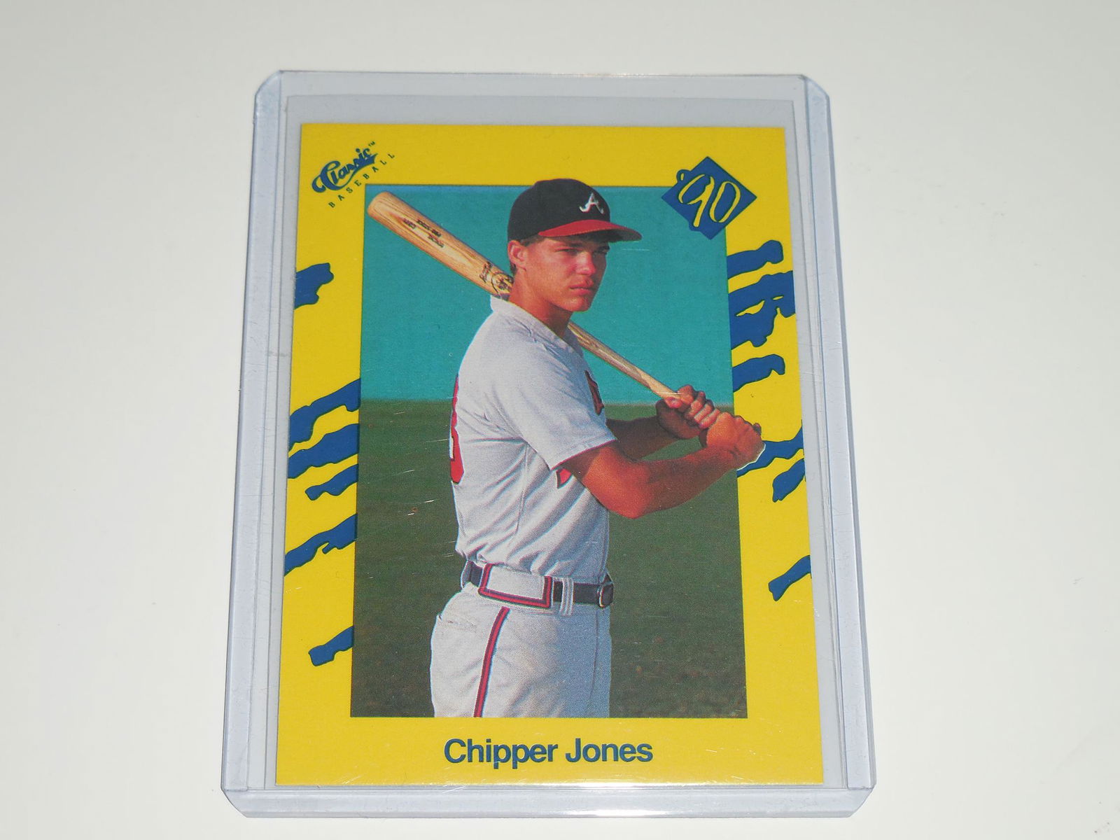 1990 CLASSIC #T92 CHIPPER JONES ROOKIE CARD (1 of 2)