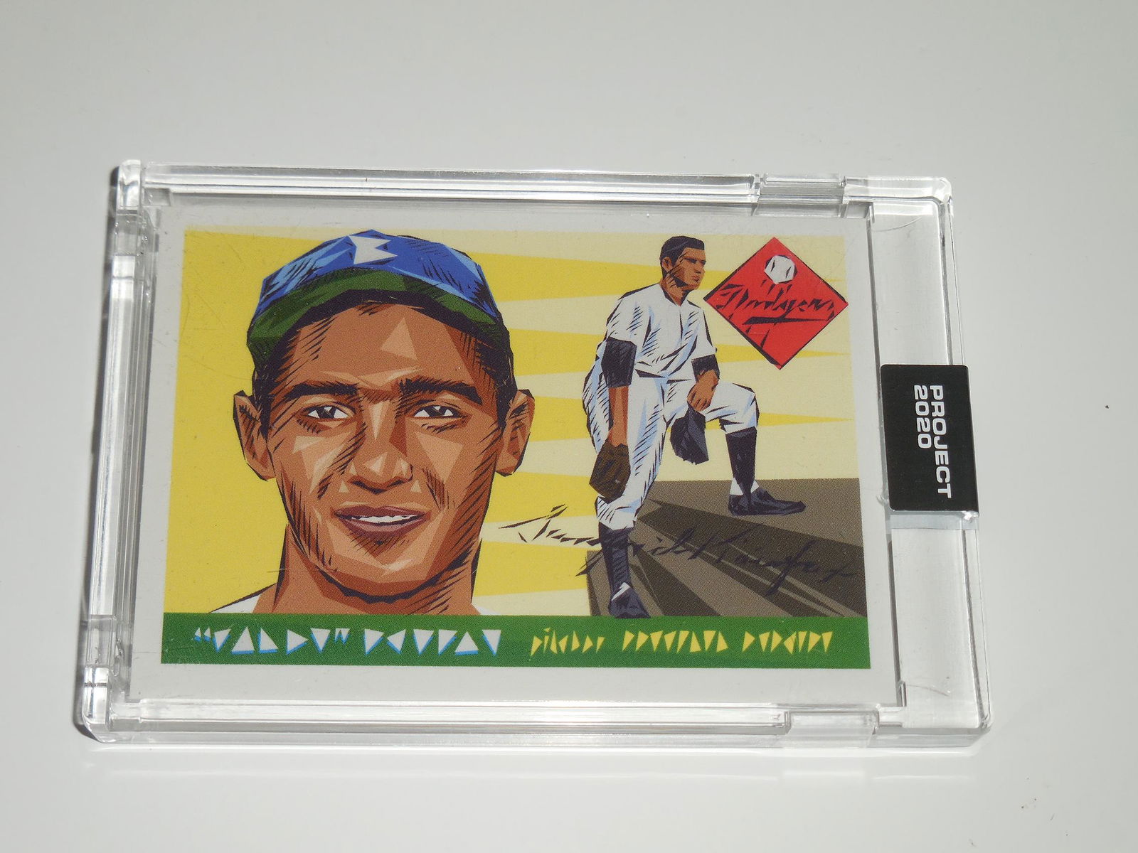 2020 TOPPS PROJECT 2020 1955 TOPPS SANDY KOUFAX ART (1 of 2)