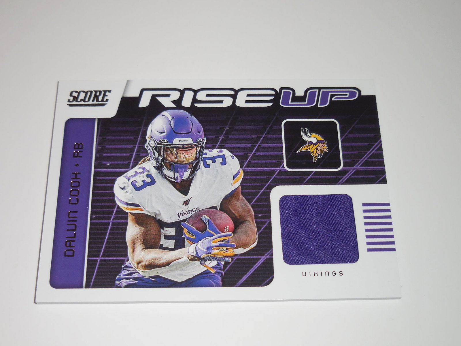 2020 SCORE DALVIN COOK JERSEY CARD (1 of 2)