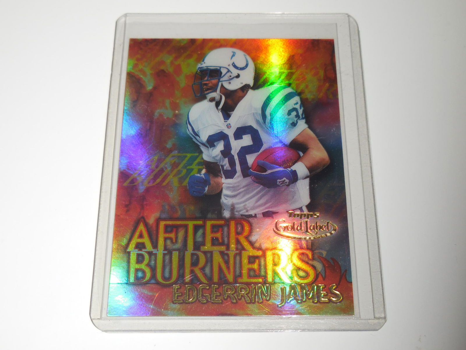 2000 TOPPS GOLD LABEL EDGERRIN JAMES AFTER BURNERS (1 of 2)