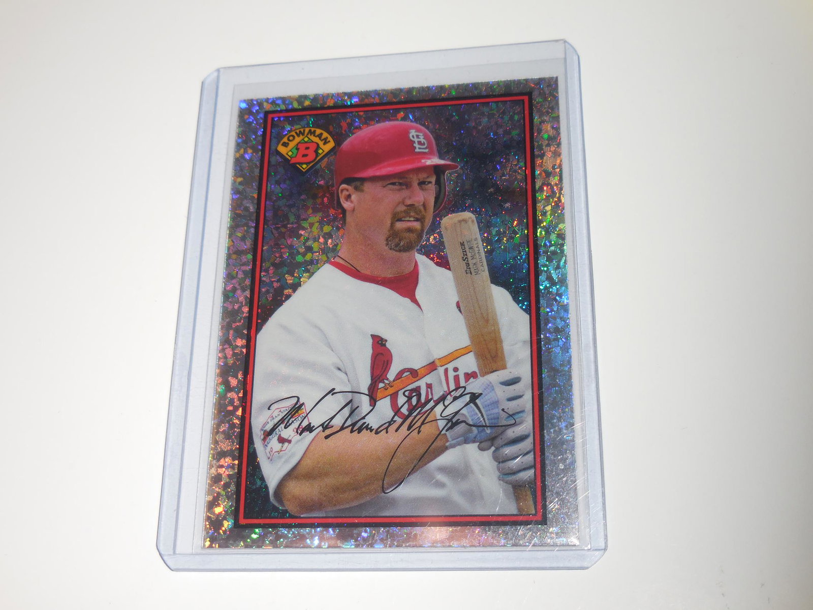 2014 BOWMAN MARK MCGWIRE REFRACTOR (1 of 2)